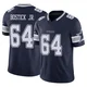 Earl Bostick Jr. Dallas Cowboys ＃64 Limited Men's Navy Vapor F.U.S.E. Jersey