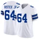 Earl Bostick Jr. Dallas Cowboys ＃64 Limited Men's White Vapor F.U.S.E. Jersey