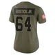Earl Bostick Jr. Dallas Cowboys ＃64 Limited Women's Olive 2025 Salute to Service Jersey