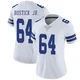 Earl Bostick Jr. Dallas Cowboys ＃64 Limited Women's White Vapor Untouchable Jersey