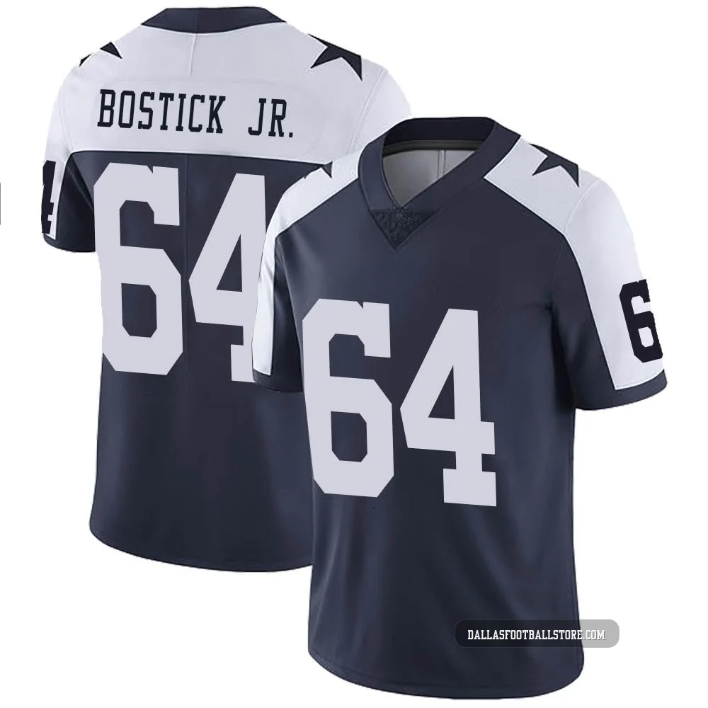 Earl Bostick Jr. Dallas Cowboys ＃64 Limited Youth Navy Alternate Vapor Untouchable Jersey