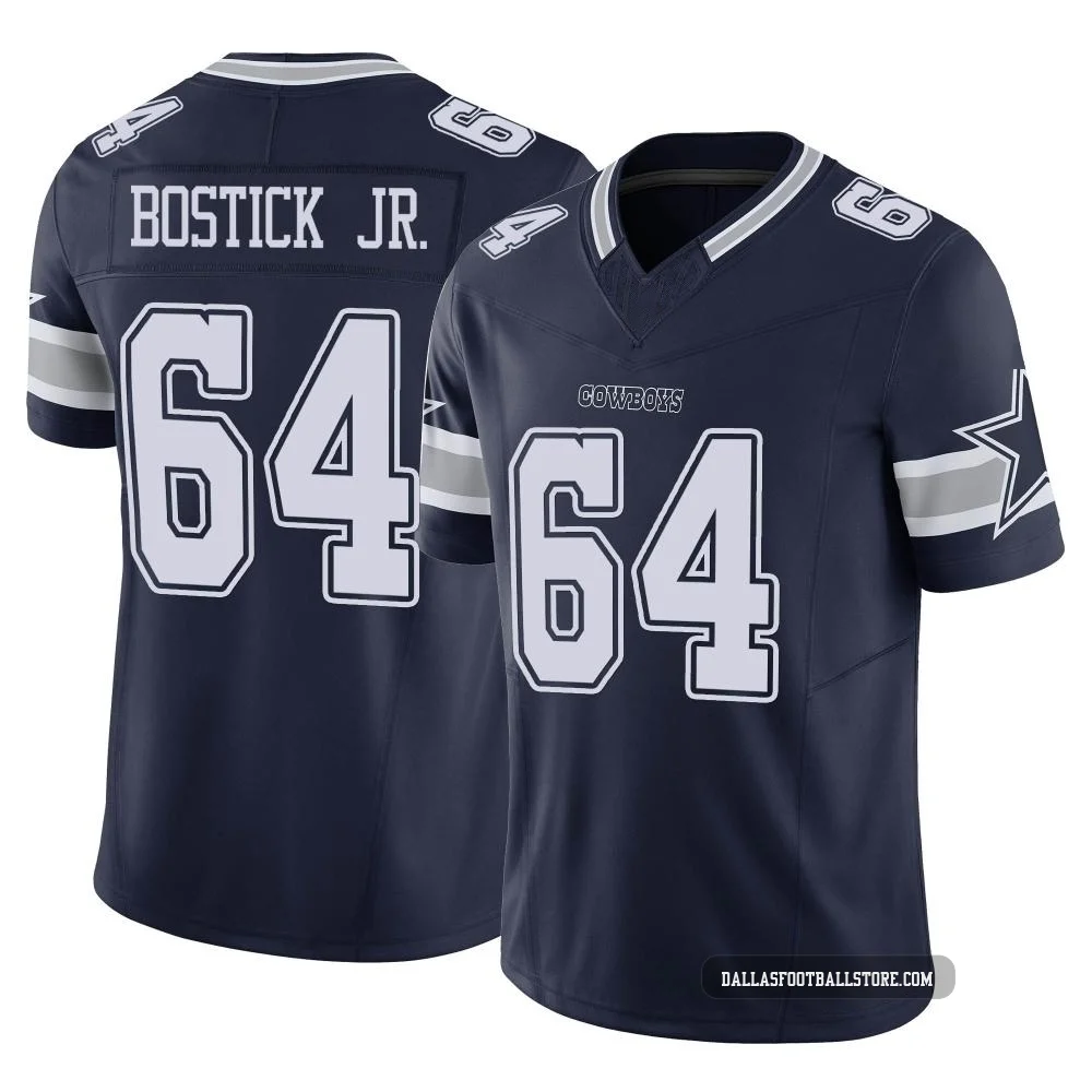 Earl Bostick Jr. Dallas Cowboys ＃64 Limited Youth Navy Vapor F.U.S.E. Jersey