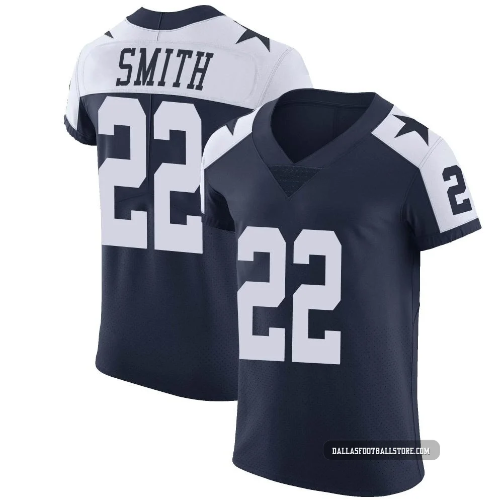 Emmitt Smith Dallas Cowboys ＃22 Elite Men's Navy Alternate Vapor Untouchable Jersey