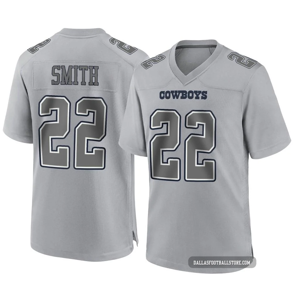 Emmitt Smith Dallas Cowboys ＃22 Game Youth Gray Atmosphere Fashion Jersey