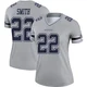 Emmitt Smith Dallas Cowboys ＃22 Legend Women's Gray Inverted Jersey