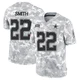 Emmitt Smith Dallas Cowboys ＃22 Limited Men's Arctic Camo 2024 Salute to Service Jersey