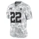 Emmitt Smith Dallas Cowboys ＃22 Limited Men's Arctic Camo 2024 Salute to Service Jersey