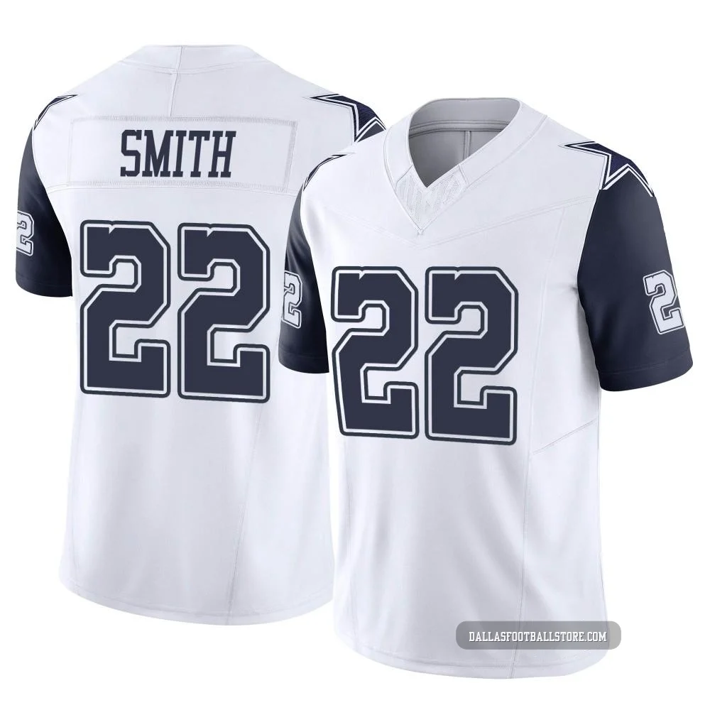 Emmitt Smith Dallas Cowboys ＃22 Limited Men's White 2nd Alternate Vapor F.U.S.E. Jersey