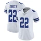 Emmitt Smith Dallas Cowboys ＃22 Limited Women's White Vapor Untouchable Jersey