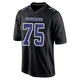 Hakeem Adeniji Dallas Cowboys ＃75 Game Men's Black Carbon Fashion Jersey