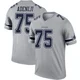 Hakeem Adeniji Dallas Cowboys ＃75 Legend Youth Gray Inverted Jersey
