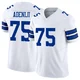 Hakeem Adeniji Dallas Cowboys ＃75 Limited Men's White Vapor F.U.S.E. Jersey