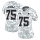 Hakeem Adeniji Dallas Cowboys ＃75 Limited Women's Arctic Camo 2024 Salute to Service Jersey