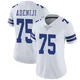 Hakeem Adeniji Dallas Cowboys ＃75 Limited Women's White Vapor Untouchable Jersey