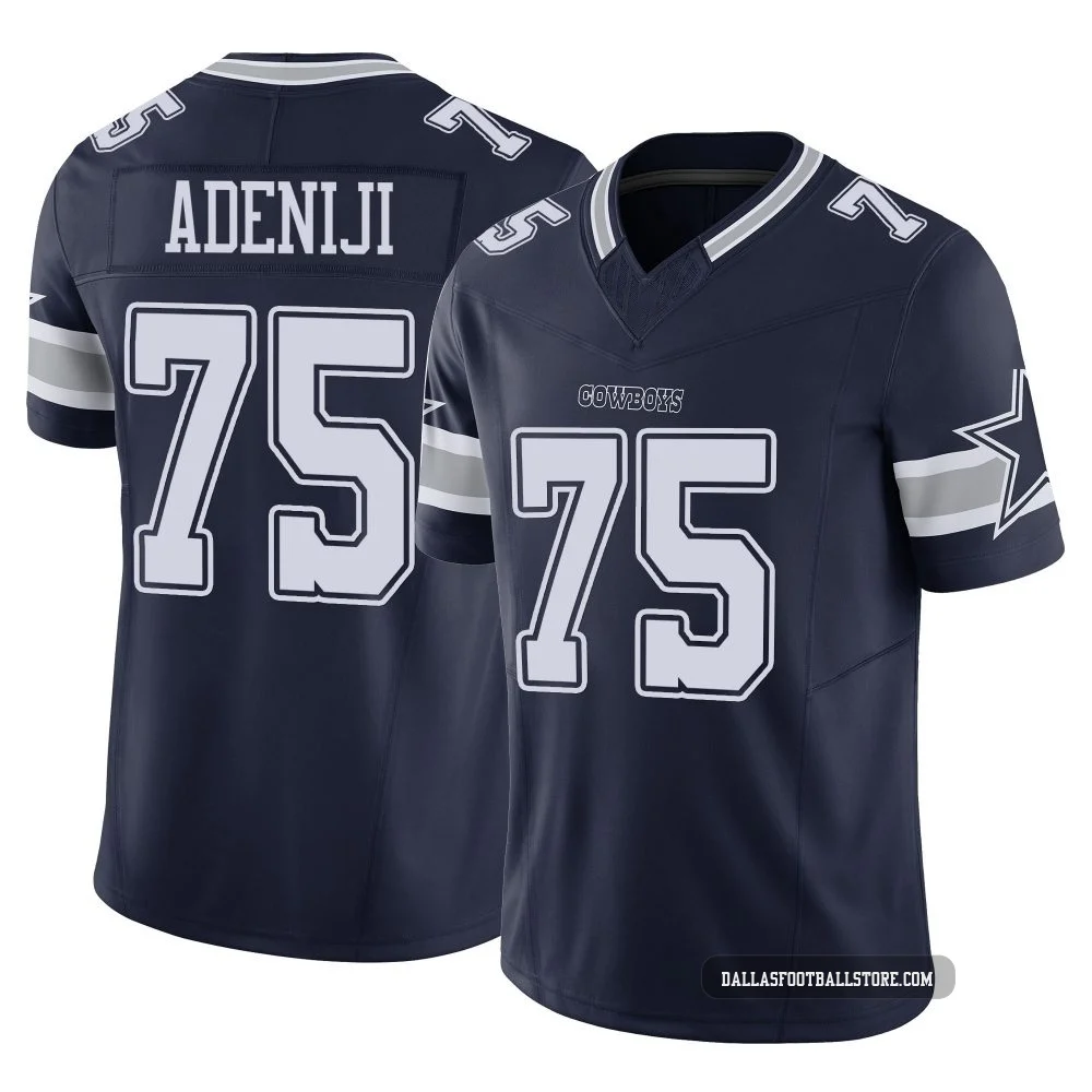 Hakeem Adeniji Dallas Cowboys ＃75 Limited Youth Navy Vapor F.U.S.E. Jersey