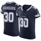 Israel Abanikanda Dallas Cowboys ＃30 Elite Men's Navy Vapor F.U.S.E. Jersey