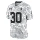 Israel Abanikanda Dallas Cowboys ＃30 Limited Youth Arctic Camo 2024 Salute to Service Jersey