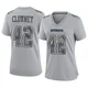 Jadeveon Clowney Dallas Cowboys ＃42 Game Women's Gray Atmosphere Fashion Jersey
