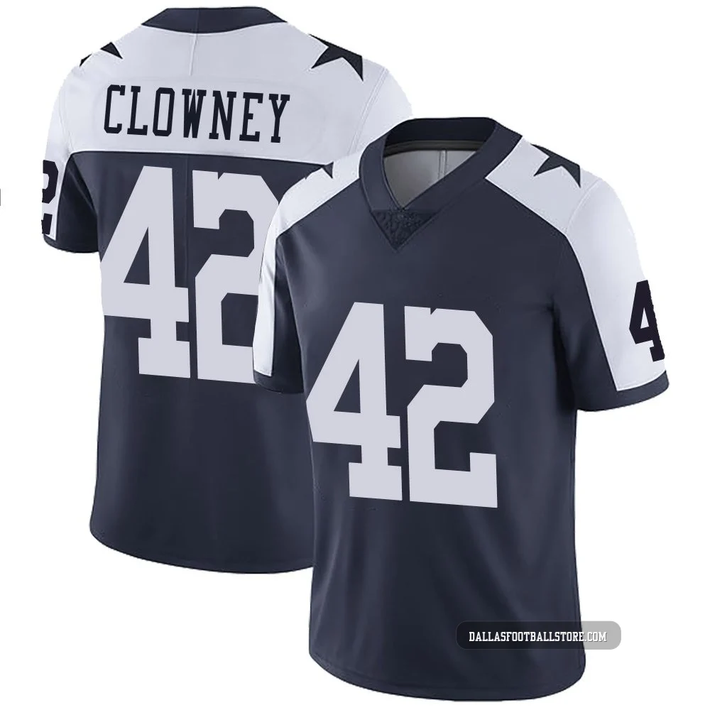 Jadeveon Clowney Dallas Cowboys ＃42 Limited Men's Navy Alternate Vapor Untouchable Jersey