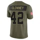 Jadeveon Clowney Dallas Cowboys ＃42 Limited Men's Olive 2025 Salute to Service Jersey