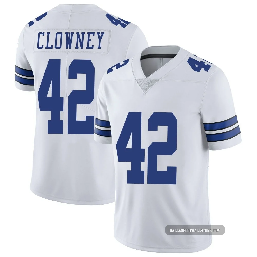 Jadeveon Clowney Dallas Cowboys ＃42 Limited Men's White Vapor Untouchable Jersey