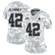Jadeveon Clowney Dallas Cowboys ＃42 Limited Women's Arctic Camo 2024 Salute to Service Jersey