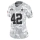 Jadeveon Clowney Dallas Cowboys ＃42 Limited Women's Arctic Camo 2024 Salute to Service Jersey