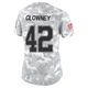 Jadeveon Clowney Dallas Cowboys ＃42 Limited Women's Arctic Camo 2024 Salute to Service Jersey