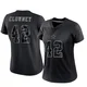 Jadeveon Clowney Dallas Cowboys ＃42 Limited Women's Black Reflective Jersey