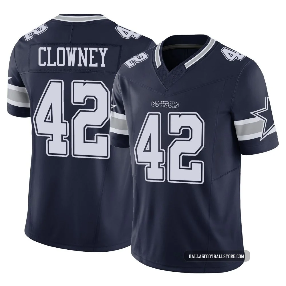 Jadeveon Clowney Dallas Cowboys ＃42 Limited Youth Navy Vapor F.U.S.E. Jersey