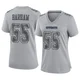 Jaishawn Barham Dallas Cowboys ＃55 Game Women's Gray Atmosphere Fashion Jersey