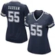 Jaishawn Barham Dallas Cowboys ＃55 Game Women's Navy Team Color Jersey