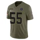 Jaishawn Barham Dallas Cowboys ＃55 Limited Men's Olive 2025 Salute to Service Jersey