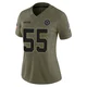 Jaishawn Barham Dallas Cowboys ＃55 Limited Women's Olive 2025 Salute to Service Jersey
