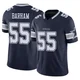 Jaishawn Barham Dallas Cowboys ＃55 Limited Youth Navy Vapor F.U.S.E. Jersey