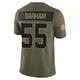 Jaishawn Barham Dallas Cowboys ＃55 Limited Youth Olive 2025 Salute to Service Jersey
