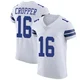 Jalen Cropper Dallas Cowboys ＃16 Elite Men's White Vapor Untouchable Jersey