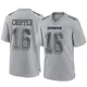 Jalen Cropper Dallas Cowboys ＃16 Game Men's Gray Atmosphere Fashion Jersey