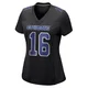 Jalen Cropper Dallas Cowboys ＃16 Game Women's Black Carbon Fashion Jersey