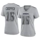 Jalen Cropper Dallas Cowboys ＃16 Game Women's Gray Atmosphere Fashion Jersey