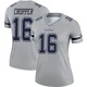 Jalen Cropper Dallas Cowboys ＃16 Legend Women's Gray Inverted Jersey