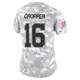 Jalen Cropper Dallas Cowboys ＃16 Limited Women's Arctic Camo 2024 Salute to Service Jersey