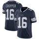 Jalen Cropper Dallas Cowboys ＃16 Limited Youth Navy Team Color Vapor Untouchable Jersey