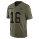 Jalen Cropper Dallas Cowboys ＃16 Limited Youth Olive 2025 Salute to Service Jersey