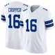 Jalen Cropper Dallas Cowboys ＃16 Limited Youth White Vapor F.U.S.E. Jersey
