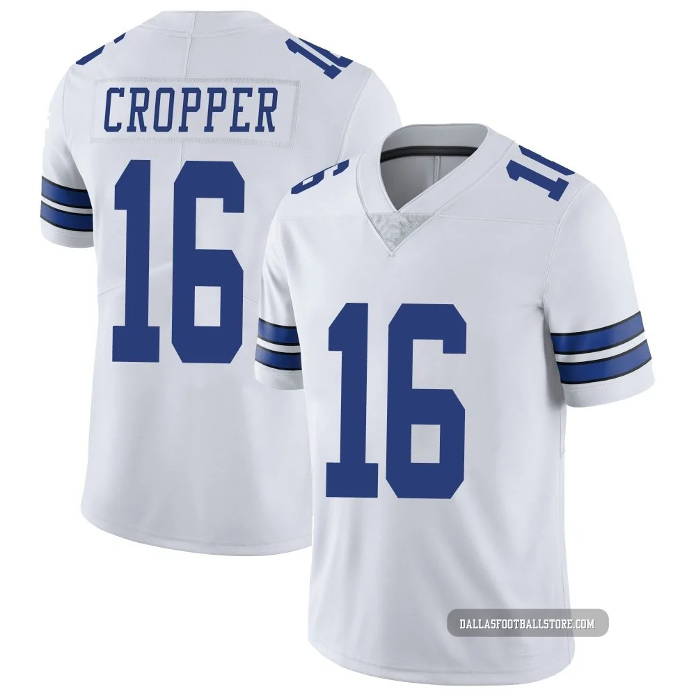 Jalen Cropper Dallas Cowboys ＃16 Limited Youth White Vapor Untouchable Jersey