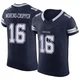 Jalen Moreno-Cropper Dallas Cowboys ＃16 Elite Men's Navy Vapor F.U.S.E. Jersey