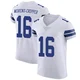 Jalen Moreno-Cropper Dallas Cowboys ＃16 Elite Men's White Vapor Untouchable Jersey
