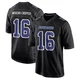 Jalen Moreno-Cropper Dallas Cowboys ＃16 Game Men's Black Carbon Fashion Jersey