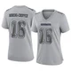 Jalen Moreno-Cropper Dallas Cowboys ＃16 Game Women's Gray Atmosphere Fashion Jersey